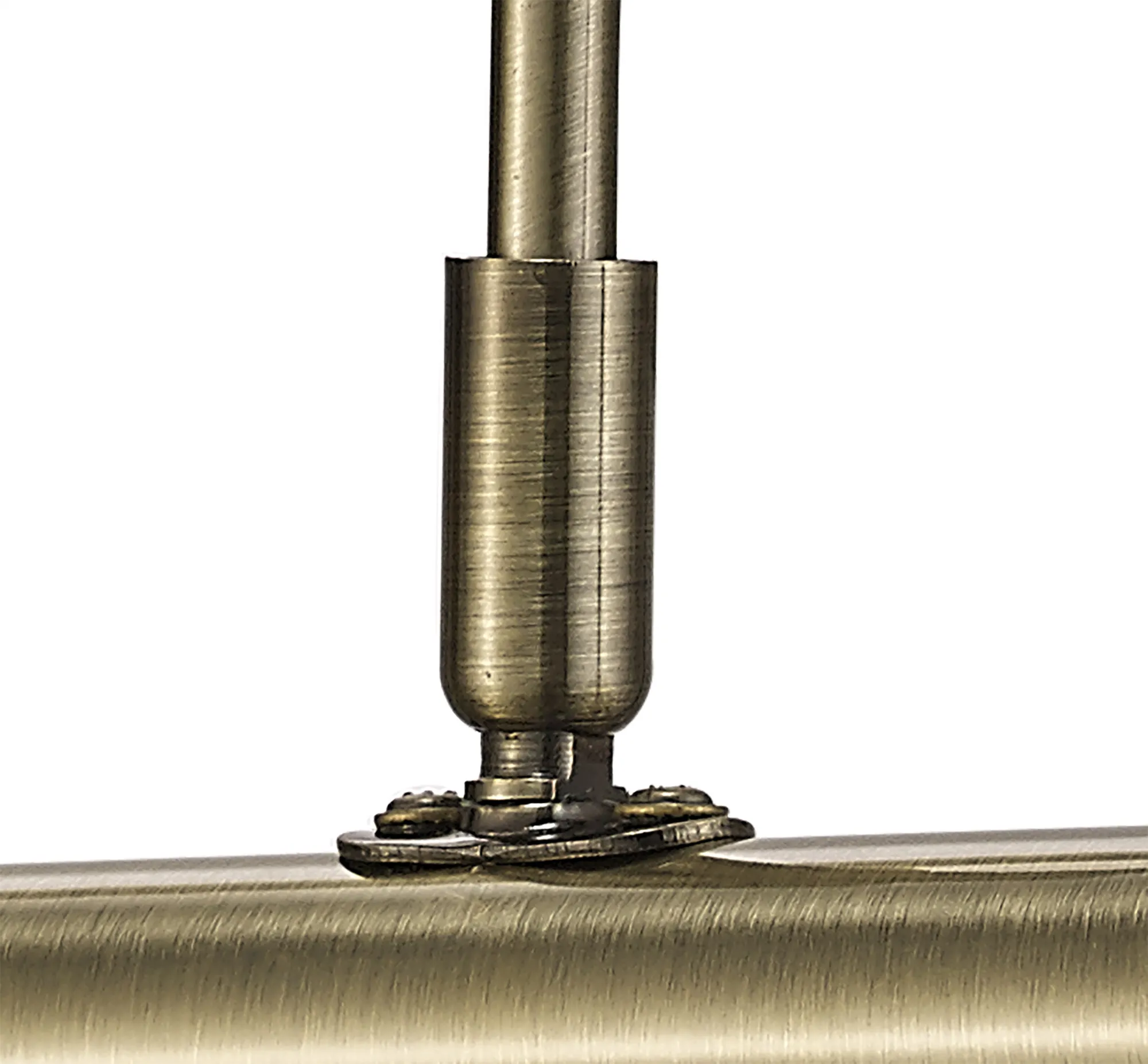 Abacus 16W Dimmable Wall/Picture Light Switched 2700K Antique Brass DK1080  Deco Abacus Dimmable Antique Brass